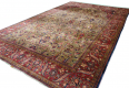 4066pc_Kashan_Pure_Silk_196x127_Olive_Plum_Red_B